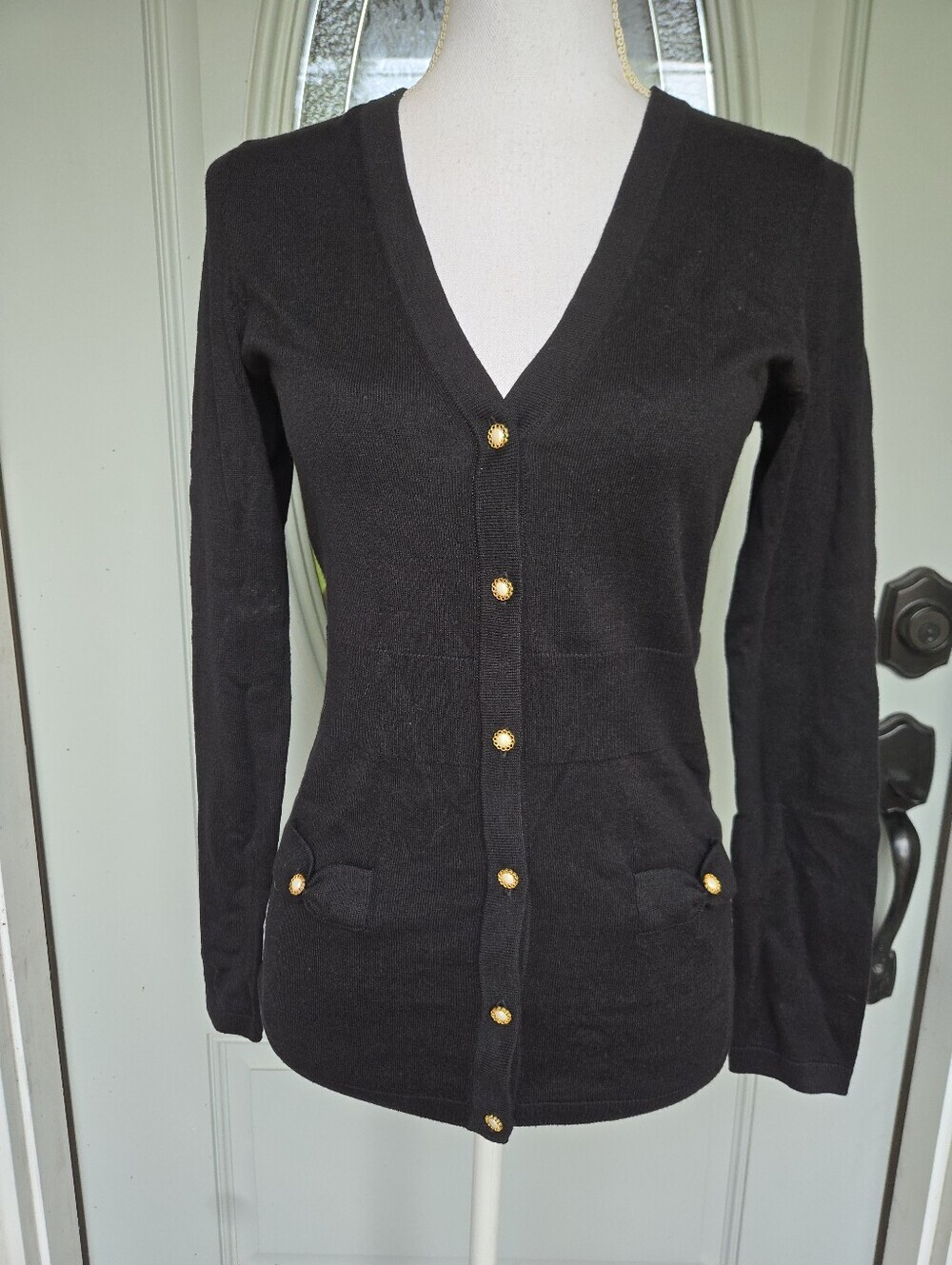 NWT Lilly Pulitzer Cody Cardigan Sweater Black